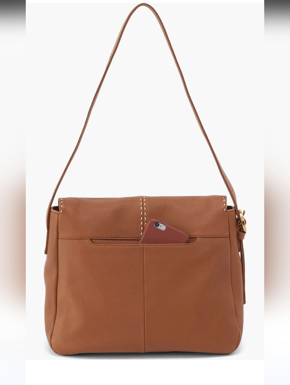 Hobo Austin Tan Leather Shoulder Bag Like New With Dustbag - Picture 4 of 12